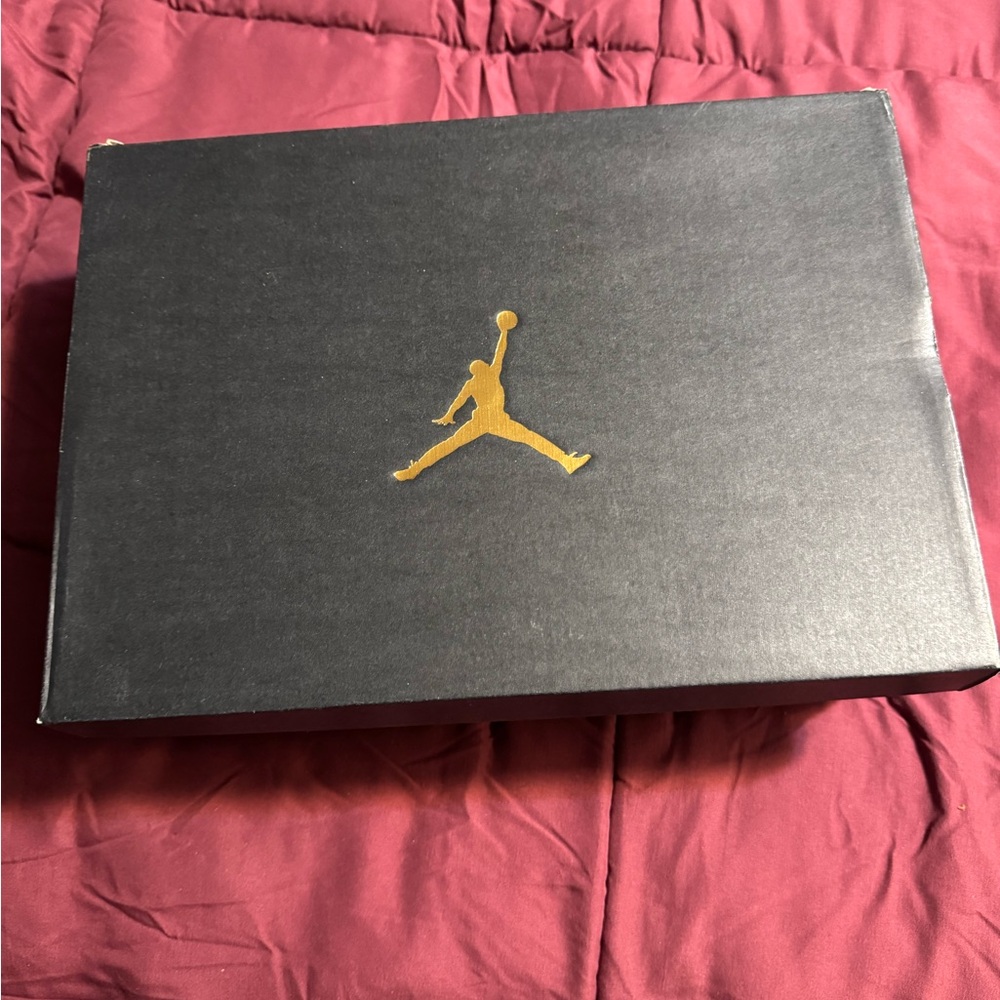 Jordan Sneakers Box - Black and Gold